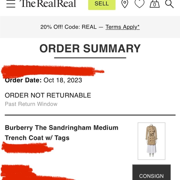 Burberry Trench Coat - Honey - Picture 14 of 14